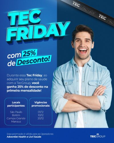 Tec Friday: Uma Oportunidade Imperdível para seus Clientes!