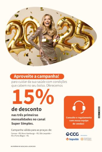 Super Promoção Hapvida: 15% de desconto para seus clientes!