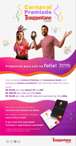 Carnaval Premiado Trasmontano Saúde: Uma Oportunidade Imperdível para seus Clientes!