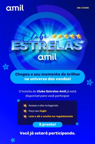 Brilhe no Universo das Vendas com o Clube Estrelas Amil!