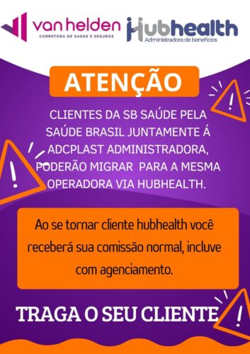Clientes da SB Saúde podem Migrar para Hubhealth
