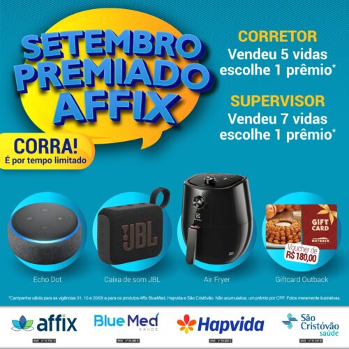 Setembro Premiado Affix: Uma Oportunidade Imperdível para Corretores