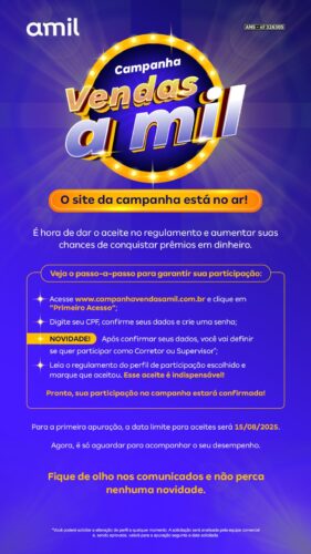 Participe da Campanha Vendas a Mil da Amil!
