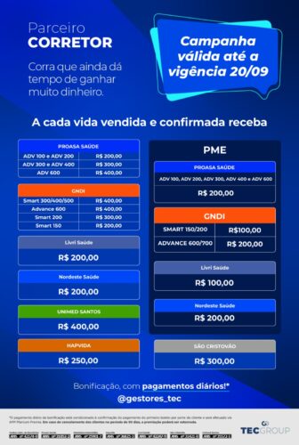 Aumente seus ganhos com a nova campanha de bonificações!