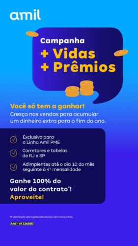 Descubra a Campanha + Vidas + Prêmios da Amil