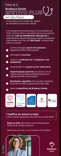 Novidade na Bradesco Saúde: Efeito Plus em São Paulo